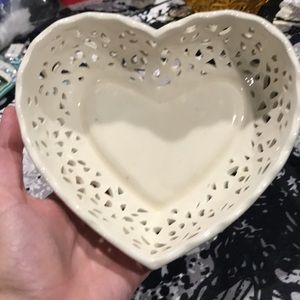 Ceramic Heart Shaped Bowl